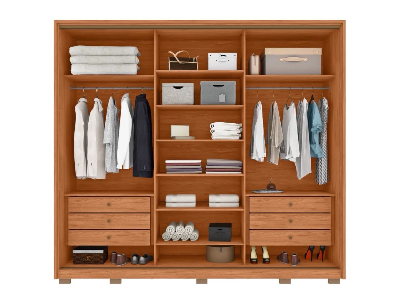   *Roupeiro Amara 2.7* *100% MDF* - Foto 4
