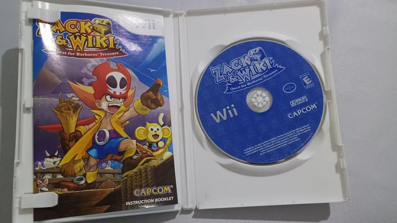 Jogo Zack & Wiki: Quest for Barbaros' Treasure - Nintendo Wii
