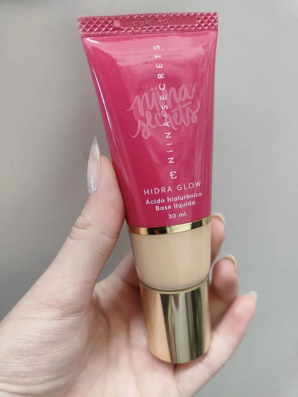 Vendo Base Ninna Sicrets Hidra Glow 30ml cor 10 - Foto 4