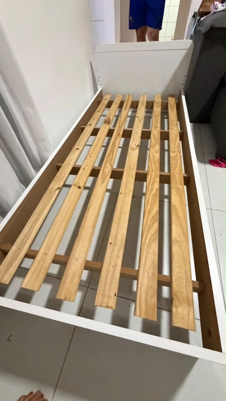 Infantil - Cama Solteiro + Cômoda