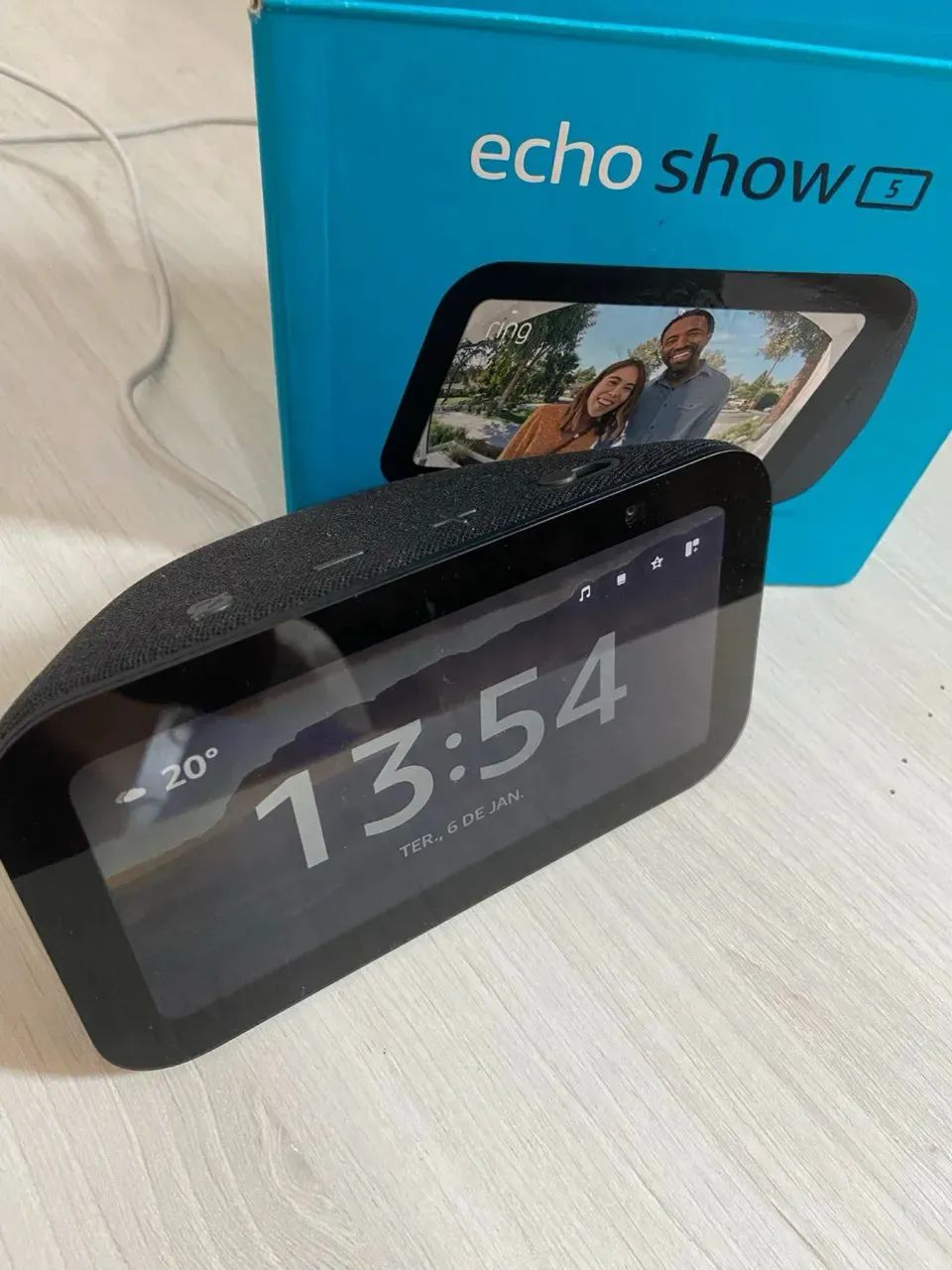 Alexa ECHO Show 5 3ª - Última Geração - Com Base - 1 mês de comprada - Foto 2