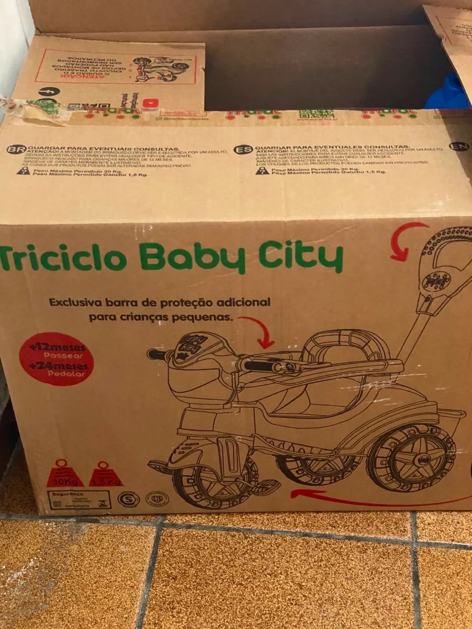 Triciclo de bebê  - Foto 2