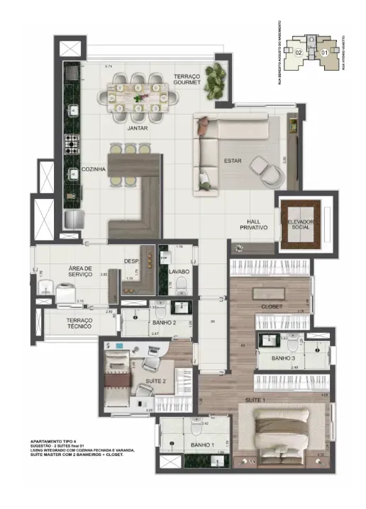 PLANTA 120m²