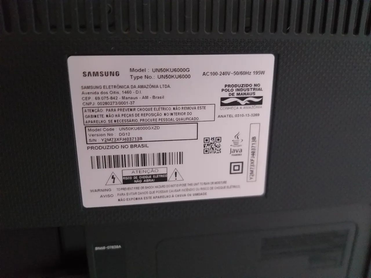 TV SAMSUNG 4K ULTRA HD, 50 POLEGADAS. EM PERFEITO ESTADO. - Foto 4