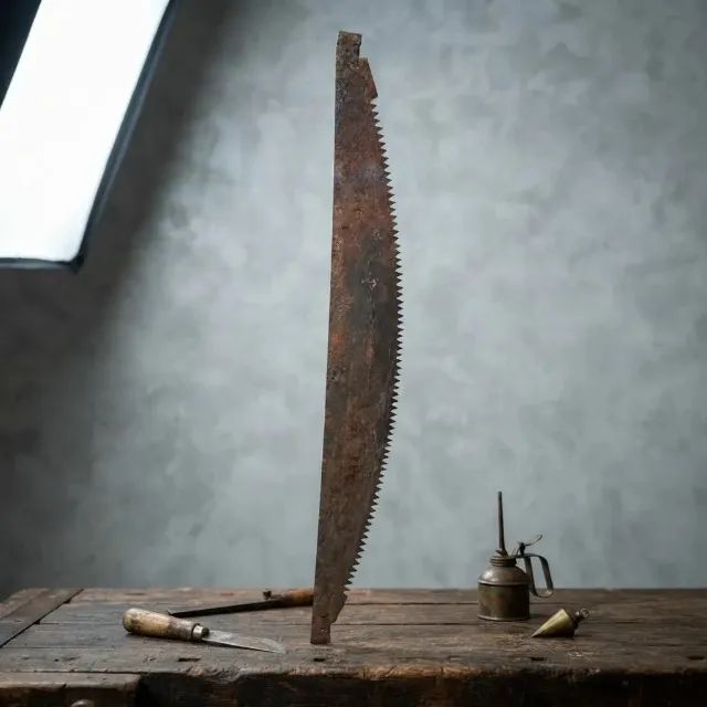 Antiga Serra Para Madeira Tipo Traçador 130 Cm # (Usado) - Foto 2