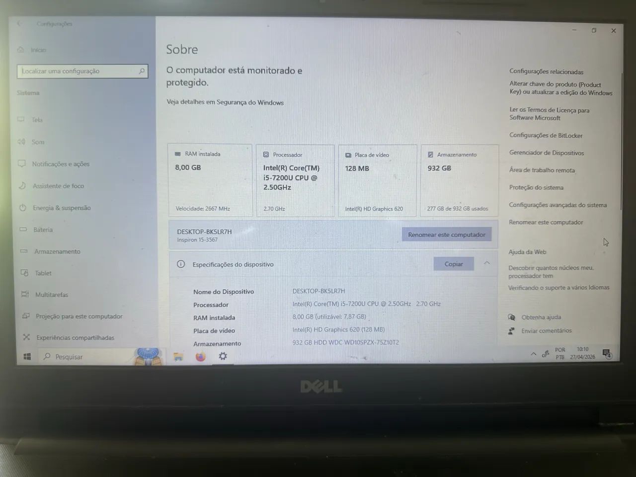 Notebook Dell Inspiron 15 - Foto 2