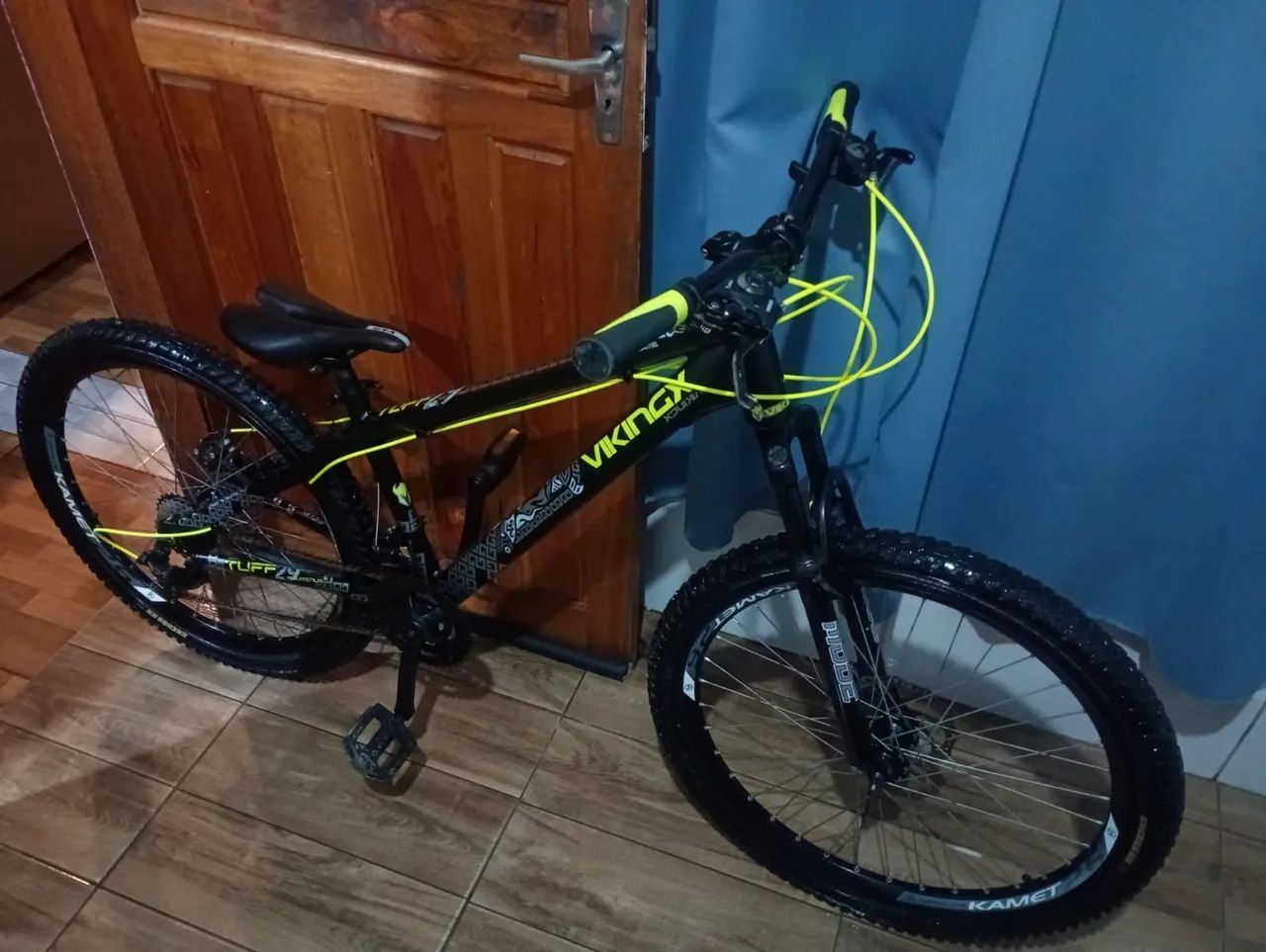 Bicicleta aro 26 viking seminova top - Foto 5