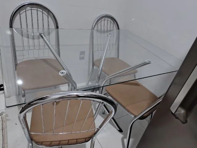 Mesa de jantar 4 cadeiras  - Foto 2