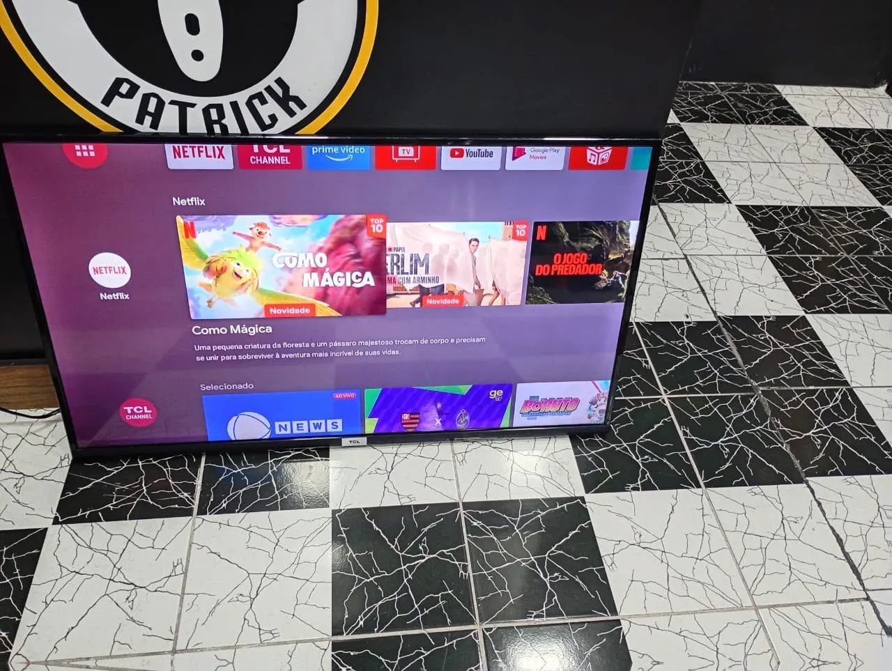 Vendo Smartv TCL 43 polegadas top de linha 4k borda infinita R$ 1000,00 - Foto 5