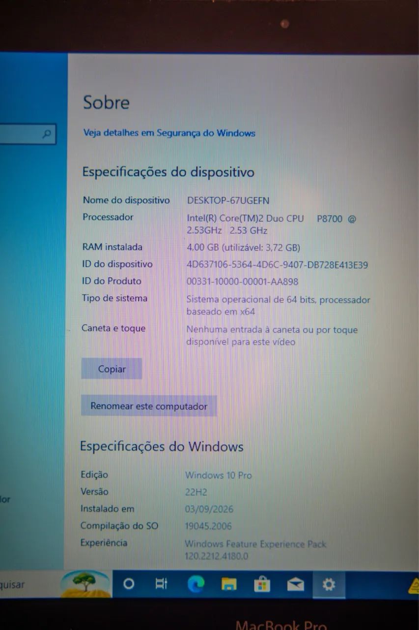 MacBook Pro Windows  - Foto 4