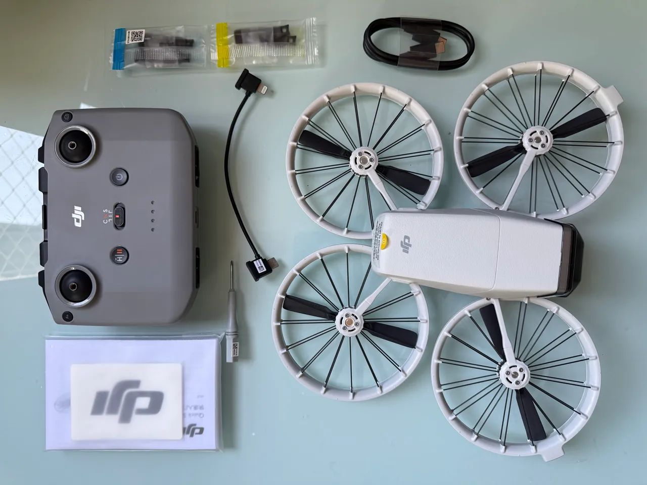 Drone DJI FLIP NOVO nunca foi Ativado com ACTIVE TRACK  - Foto 3