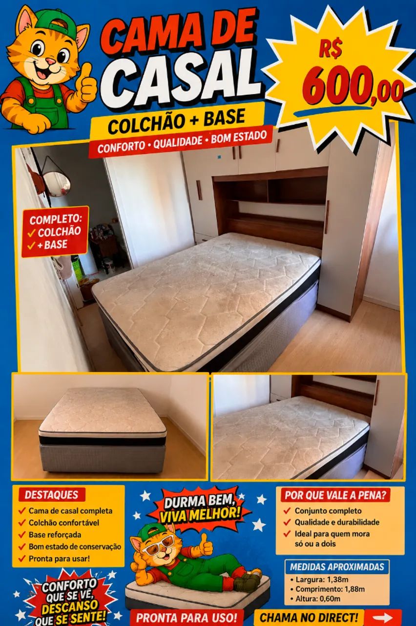 CAMA BOX COM BASE - Foto 5