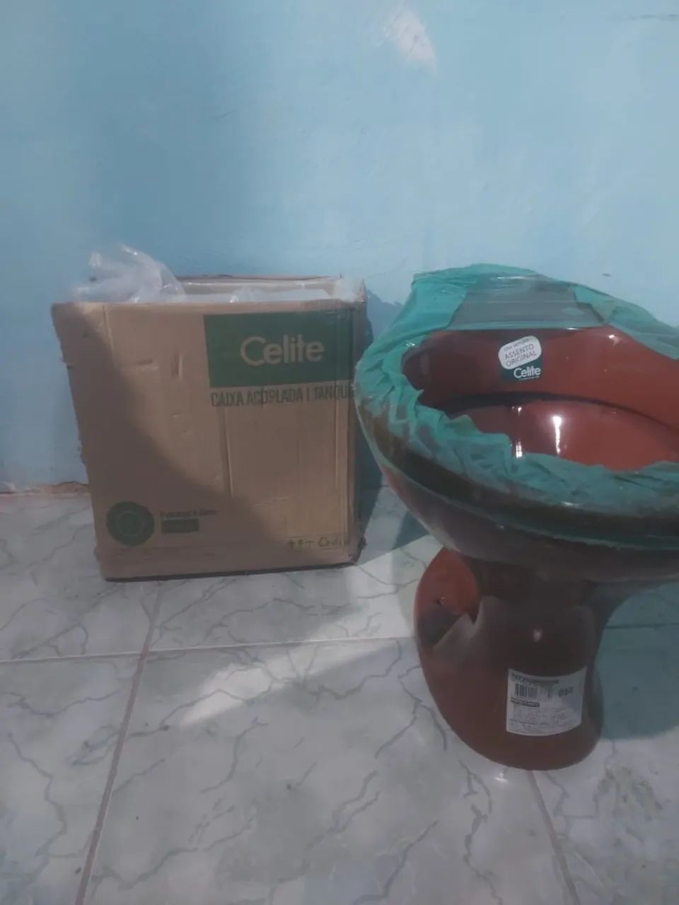 kit bacia com caixa mais lavatório e coluna - Foto 4