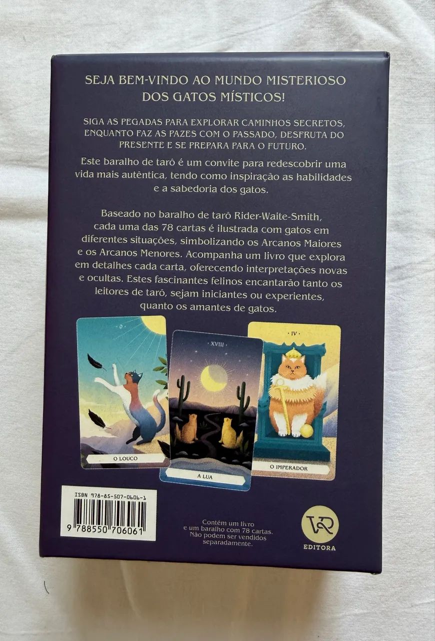 TARÔ DOS GATOS MÍSTICOS - livreto + cartas - Foto 2