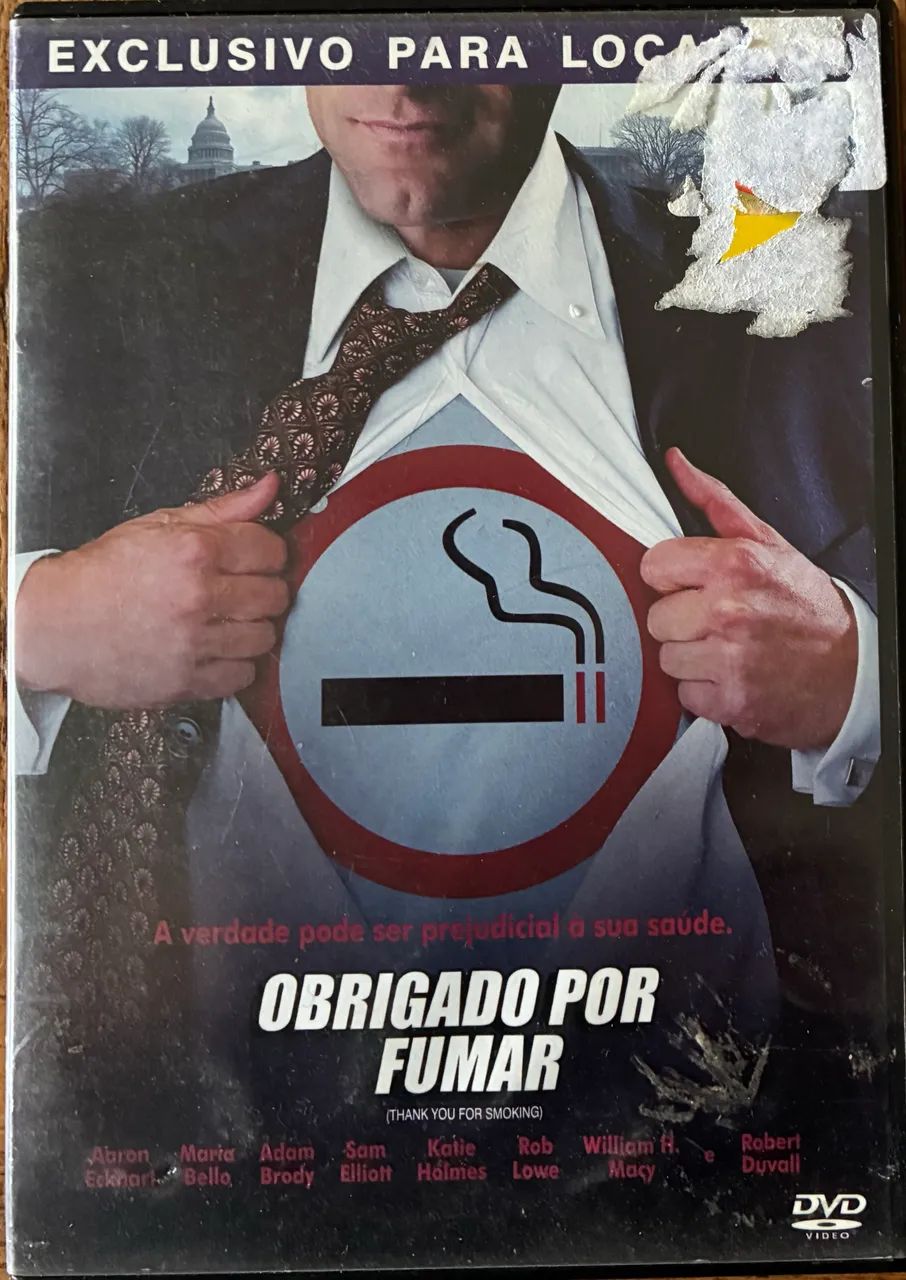 DVD - OBRIGADO POR FUMAR