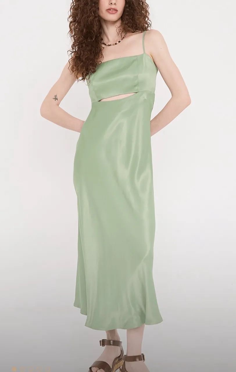 Vestido acetinado GARAGE Rio 