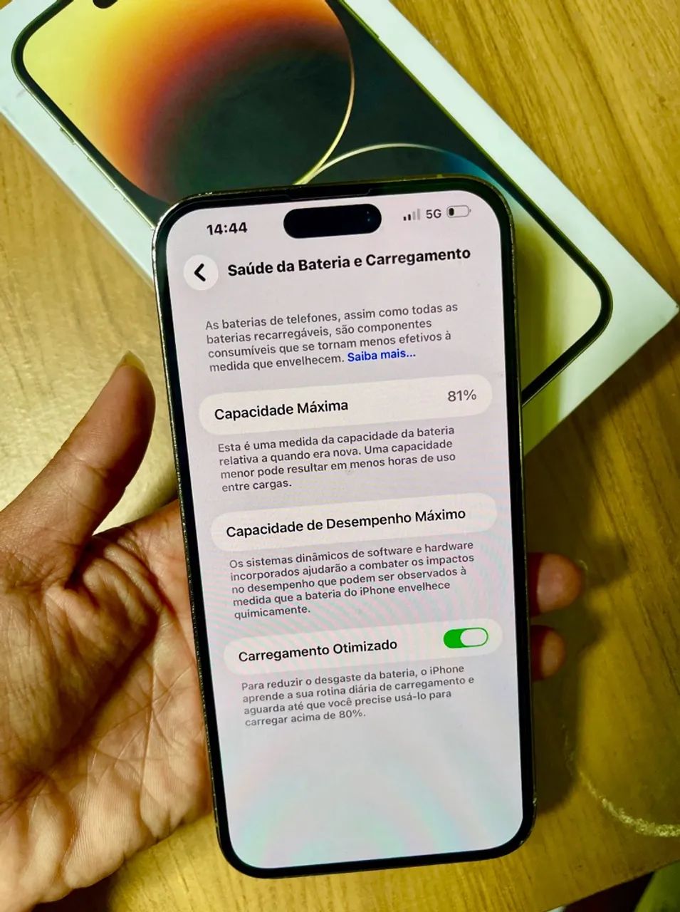 IPHONE 14 PRO MAX - impecável  - Foto 3