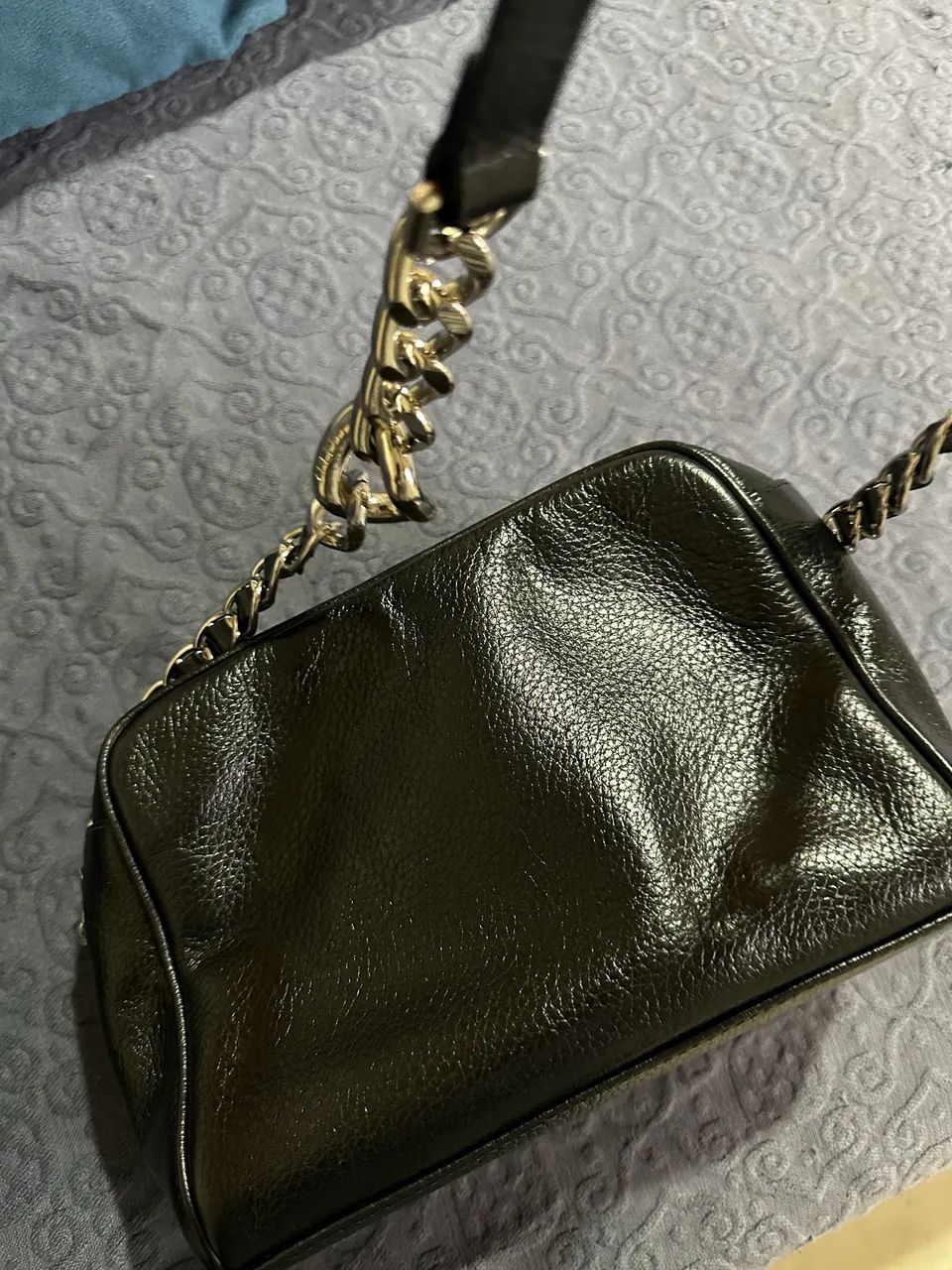Bolsa couro Arezzo