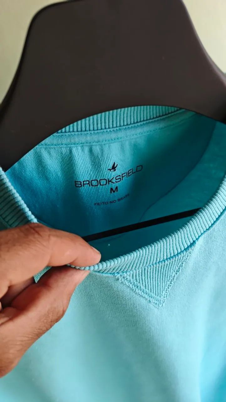 Moletom masculino Brooksfield M original - Foto 3