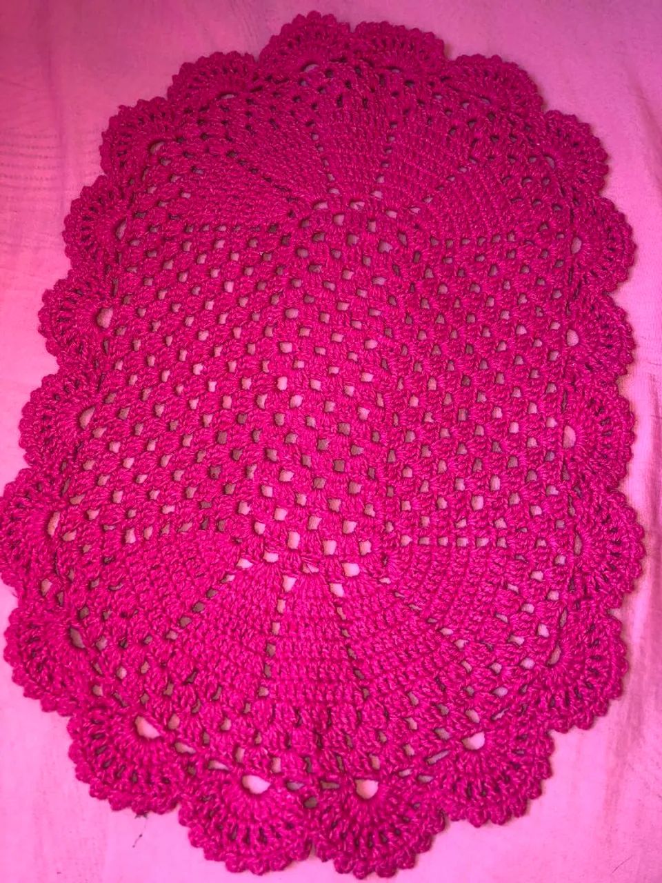 Conjunto de crochê para banheiro 
