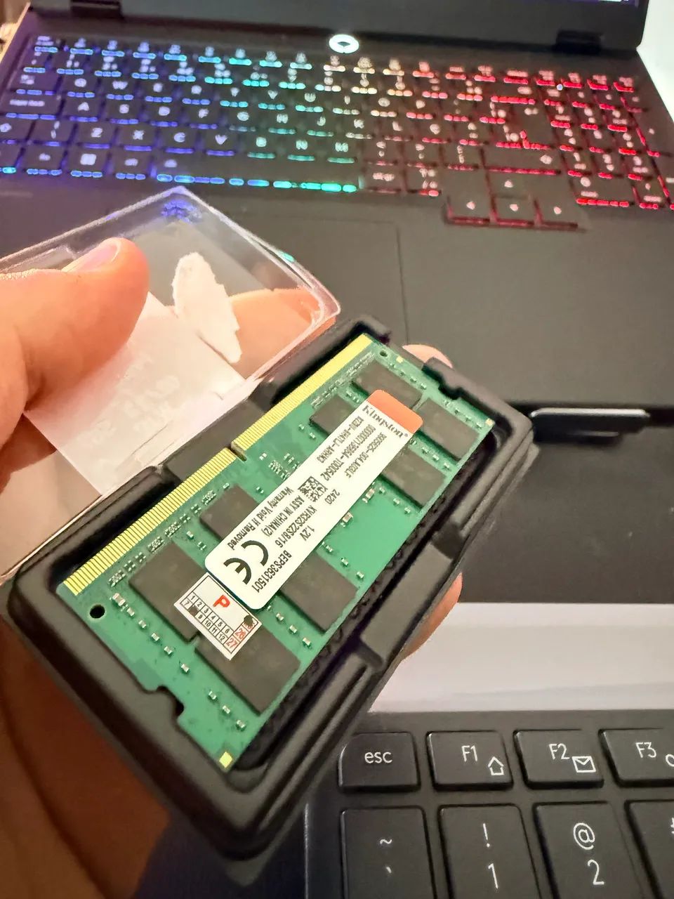 MEMÓRIA RAM 16 GB 3200 DDR4 KINGSTON - Foto 2