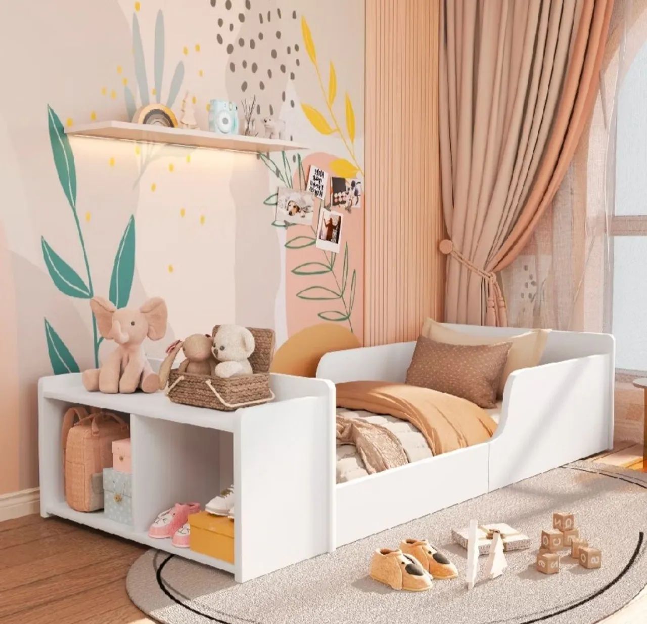 Cama infantil com nichos LACRADA NOVA
