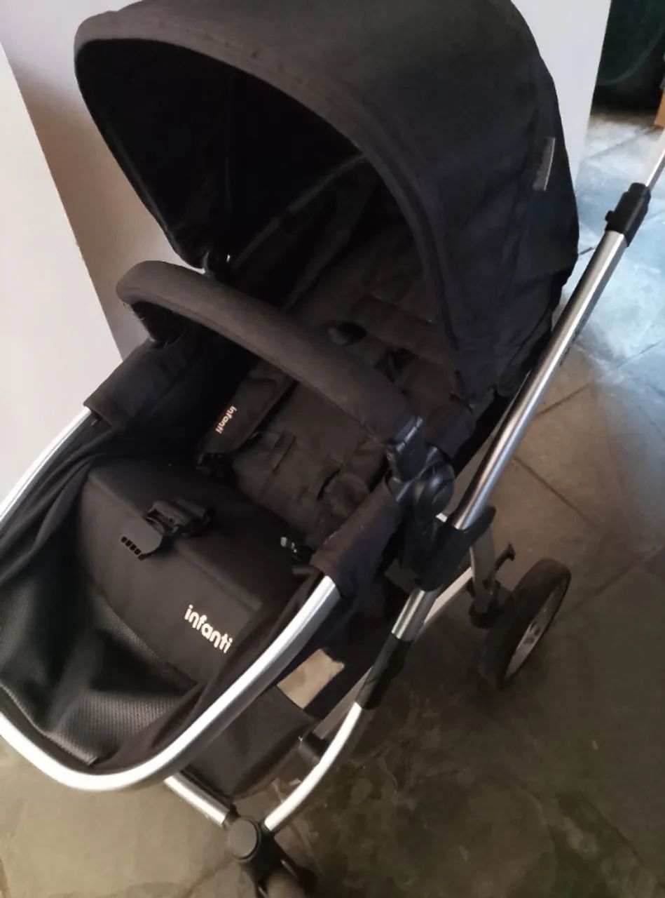 Kit bebê Infanti carrinho e bebê confort - Foto 3