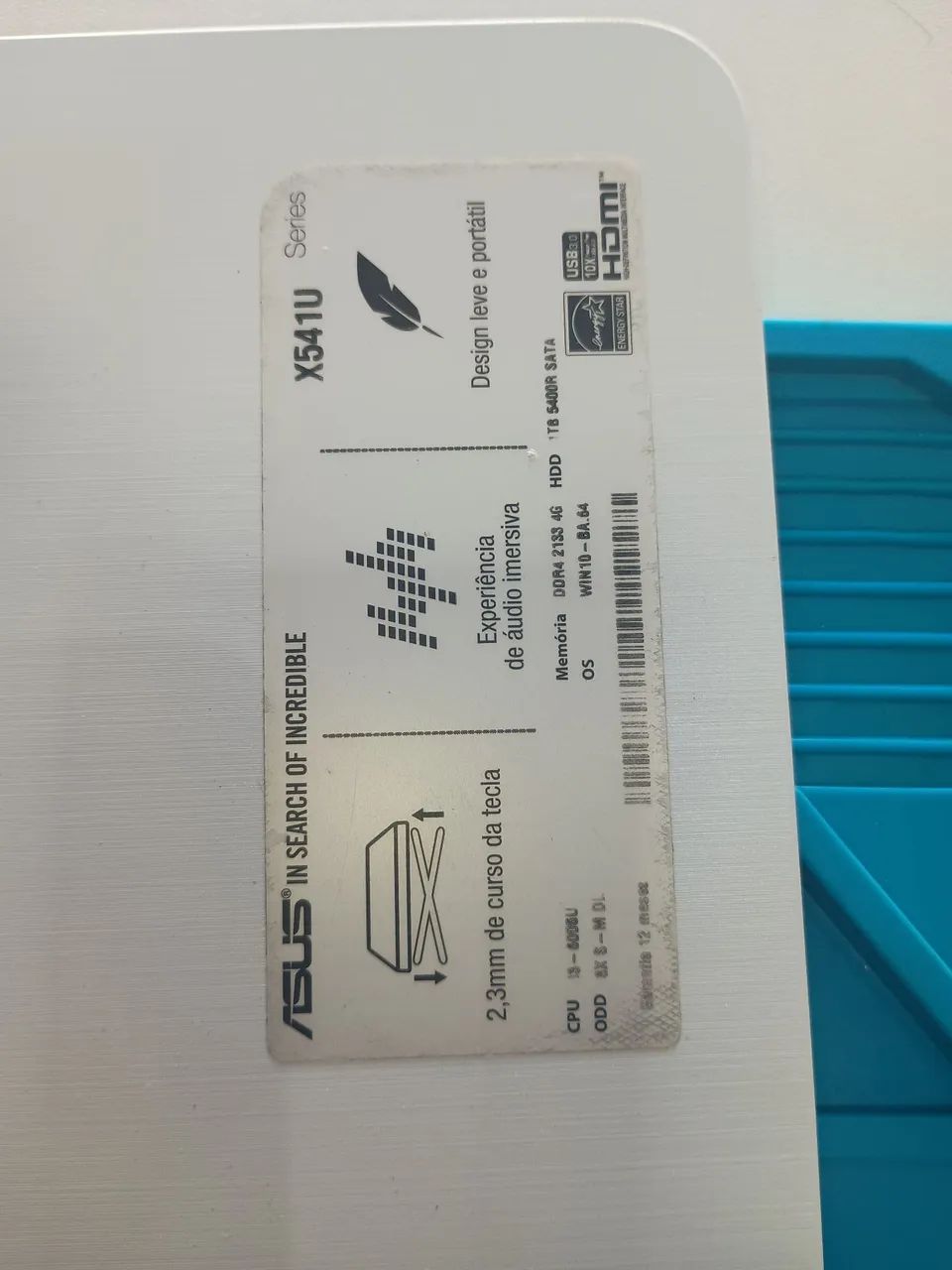 Base do teclado + touchpad notebook ASUS X541U  - Foto 4