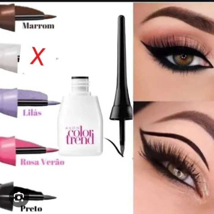Delineador liquido da Avon 