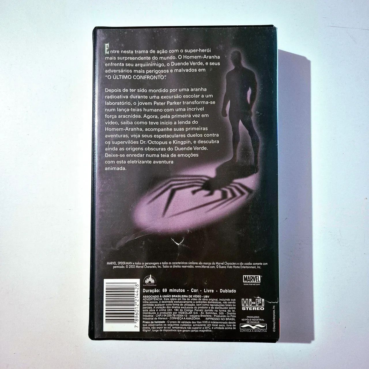 Fita VHS Homem-Aranha O Último Confronto (Dublado) Original - DVD