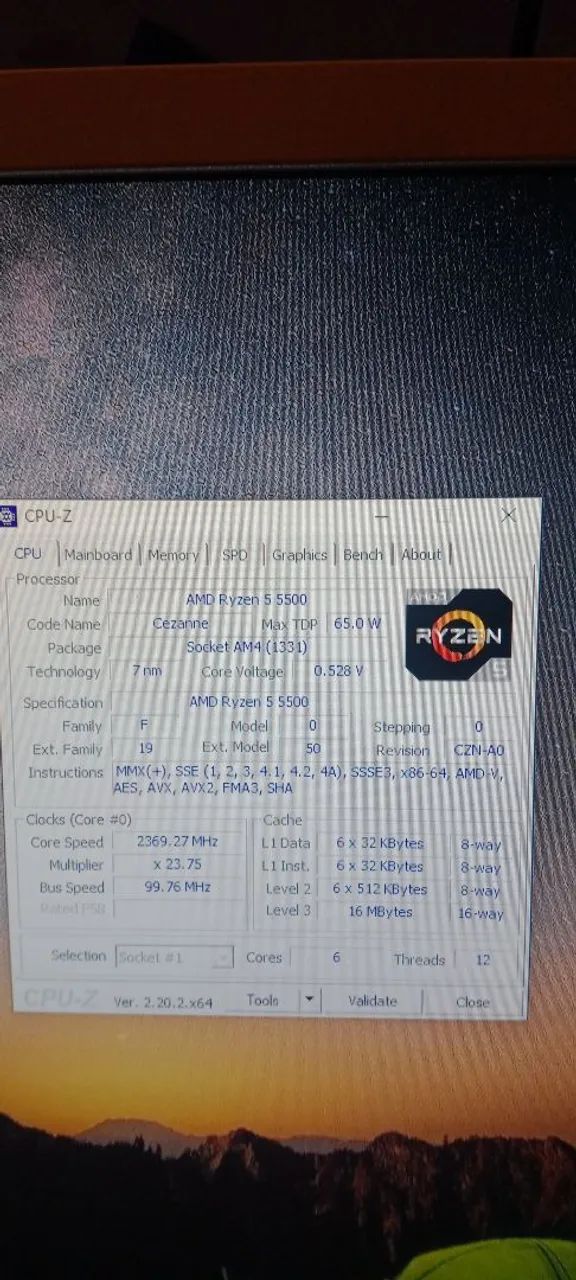 CPU GAMER Ryzen 5500 RX 7600 RAM 16 - Foto 4