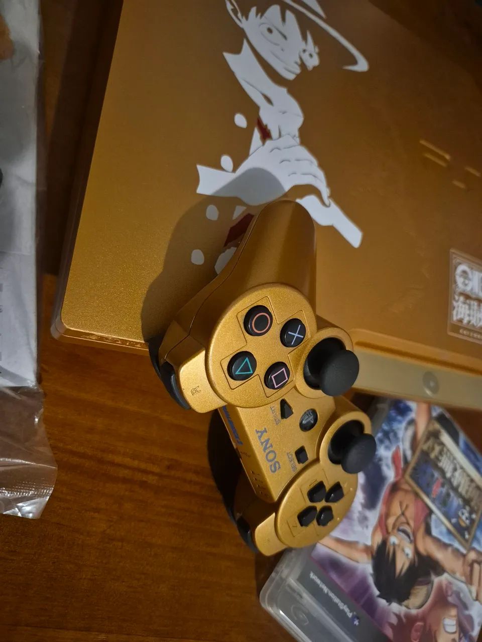 Ps3 Slim Edição One Piece Gold Edition - Sem caixa . - Foto 5