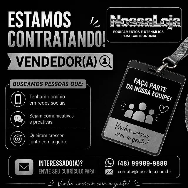 Vaga Vendedor(a) 