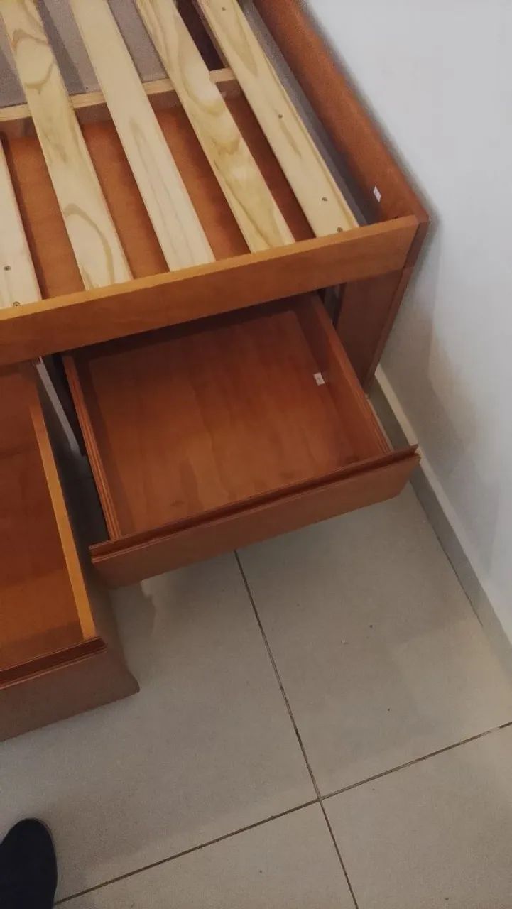 Cama de madeira - Foto 4