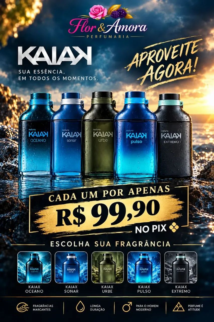 Promoção imperdível Perfume Kaiak Lacrado 