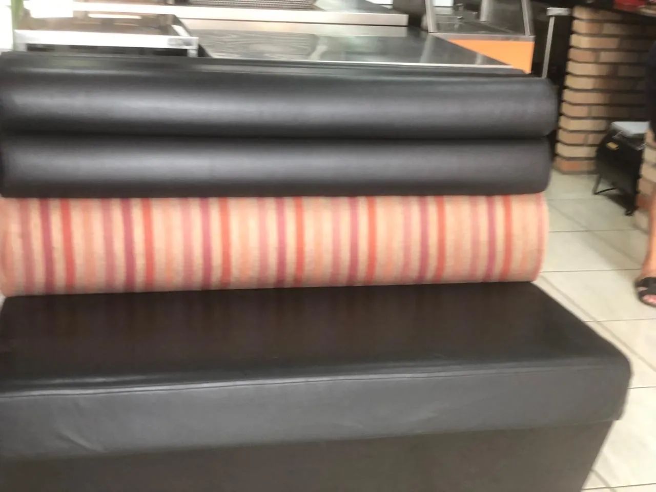 5 Conjuntos Mesas e Poltronas/Sofa Lanchonete e Restaurante (Booths) - Foto 5