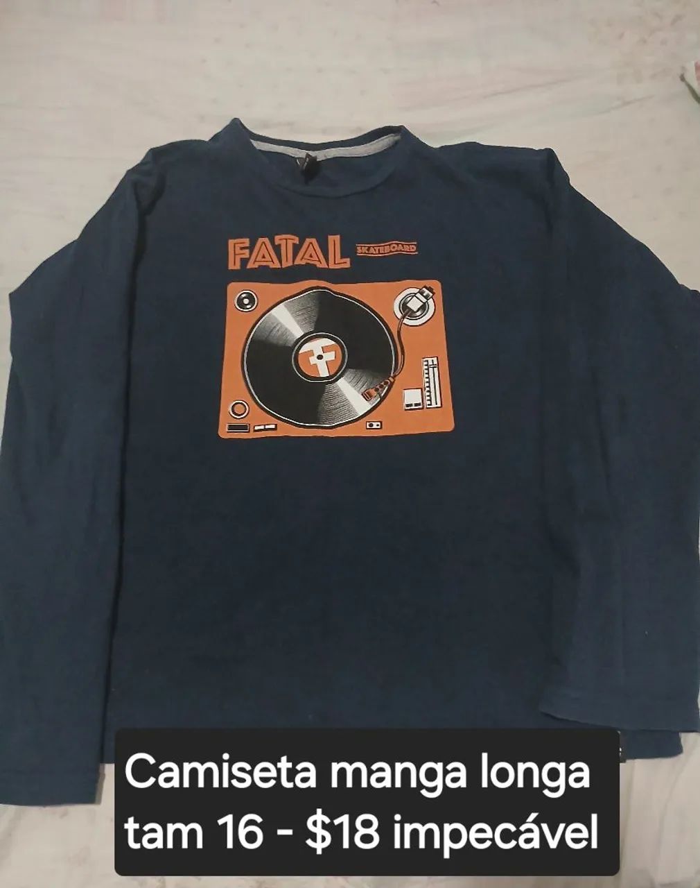 Camiseta manga longa  - Foto 2