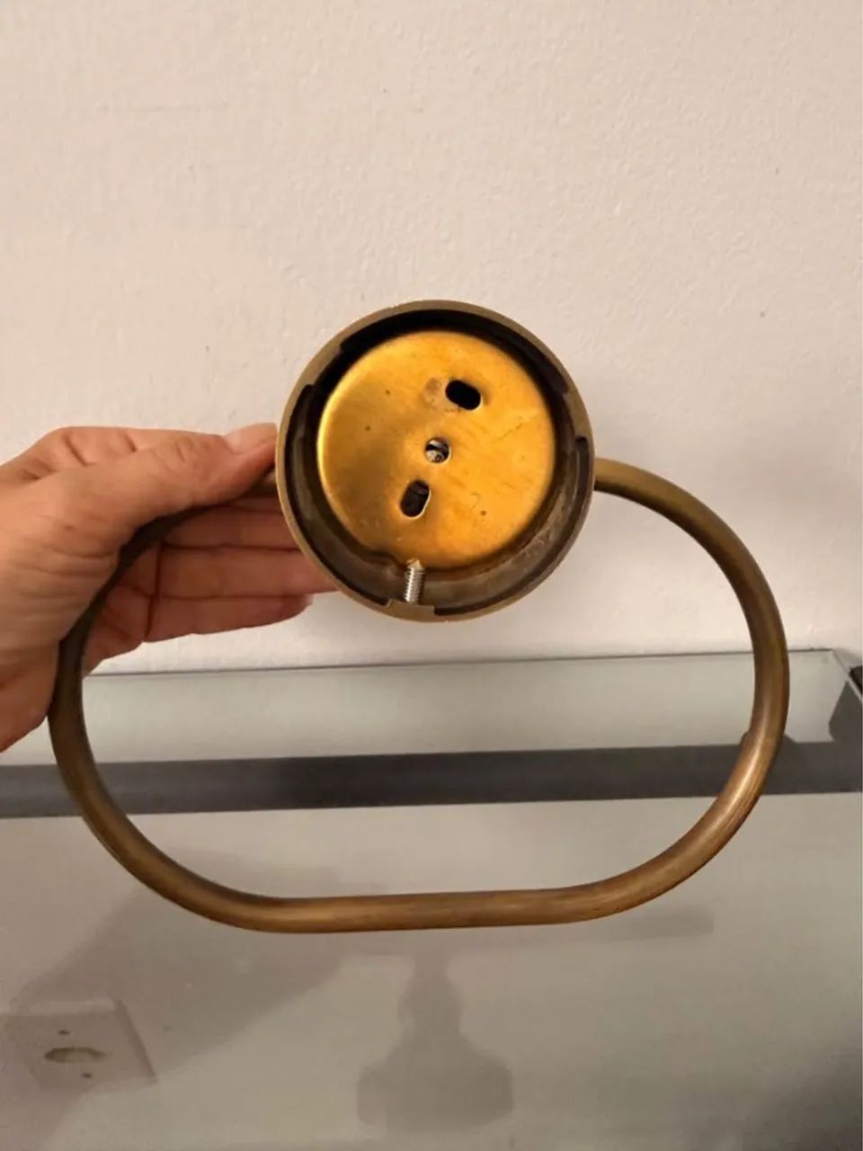 Porta-Toalha de Rosto Vintage Bronze - Foto 3