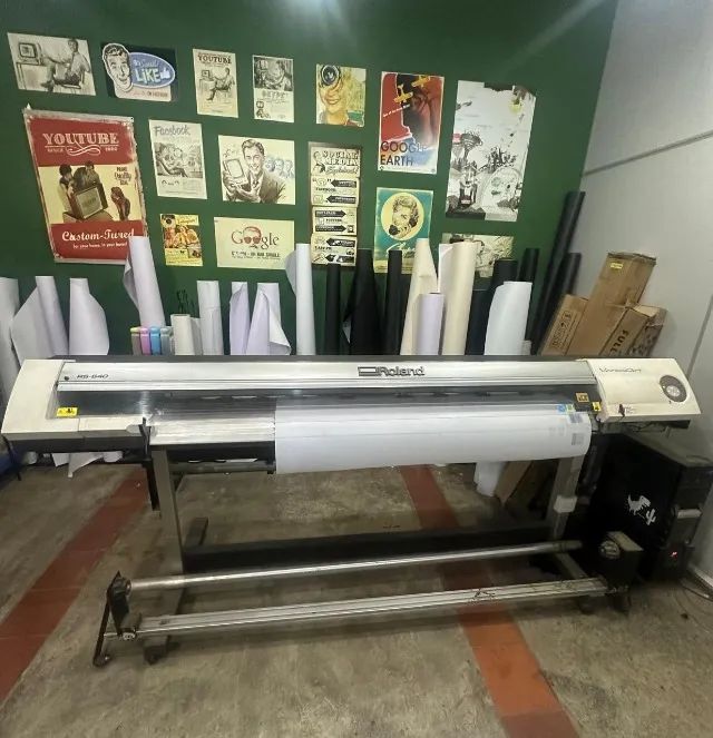 Plotter de Impressão TOP Roland RS 640 Funcionando - Foto 5