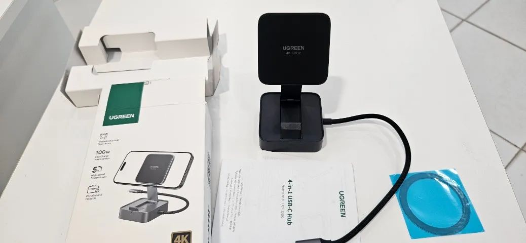 Docking Station Para celular UGREEN USB C HUB 4K60Hz HDMI PD100W USB3.0 