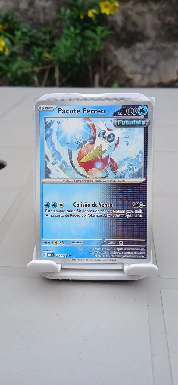Carta Pokemon Pacote Férreo Futurista - Foto 3