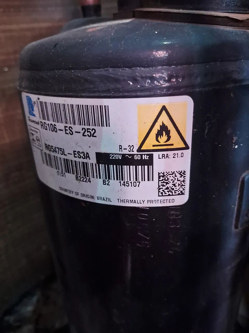 Compressor ar condicionado midea 9000 btus  - Foto 2