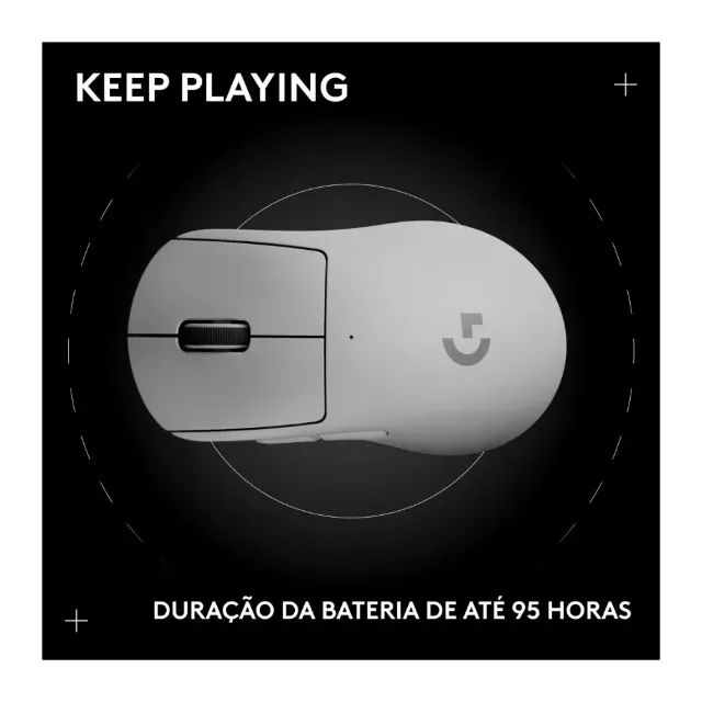 MOUSE SUPERLIGHT 2 BRANCO (LACRADO) - Foto 5