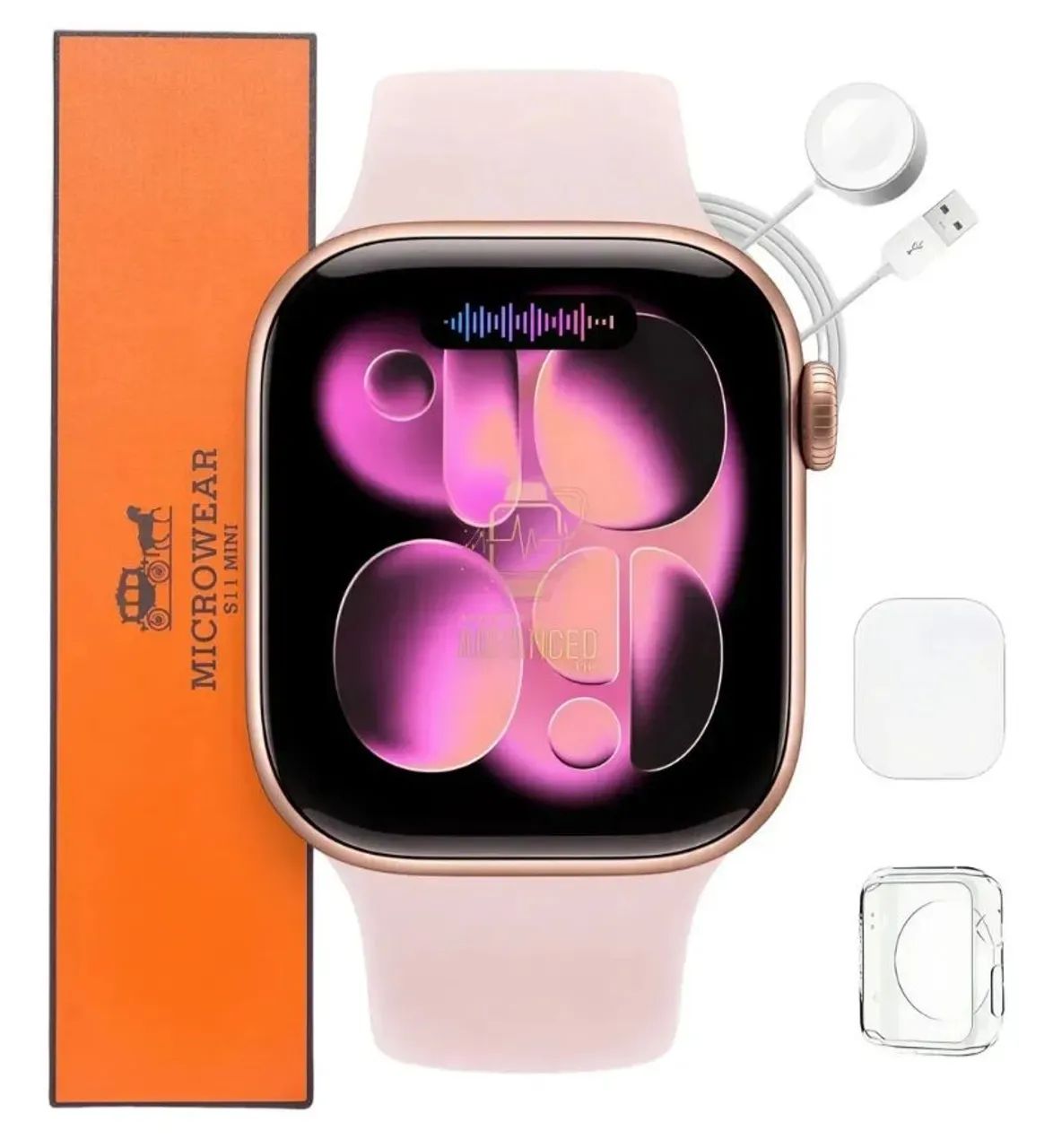 Smartwatch Microwear S11 Mini - Compacto, moderno e completo!