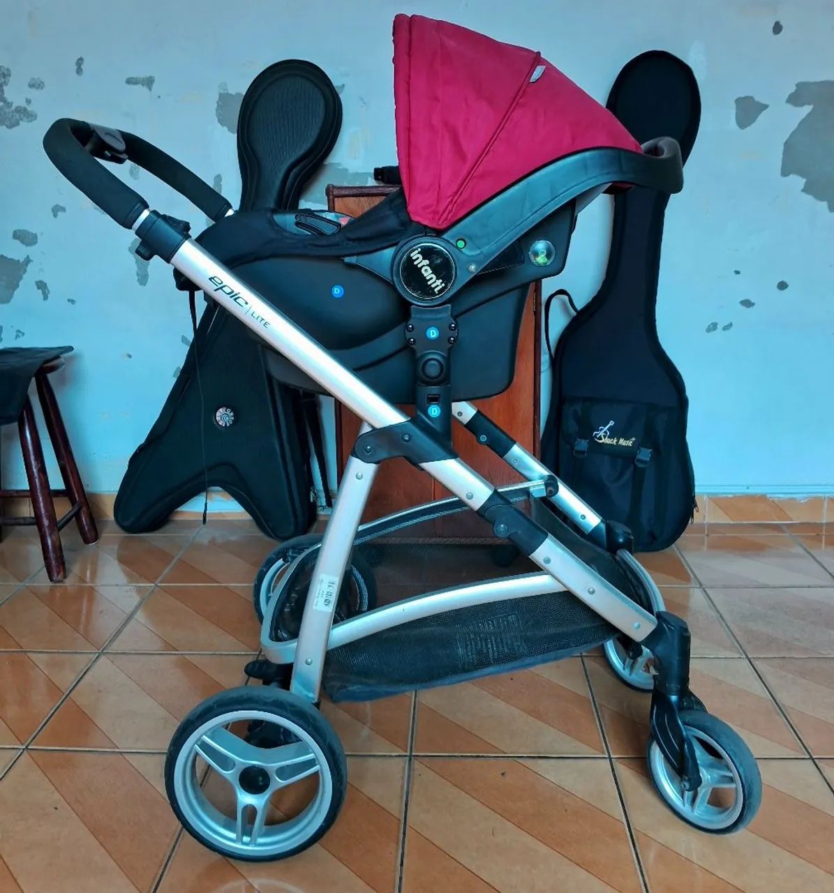 Carrinho de bebê Epic Lite Trio - Foto 4