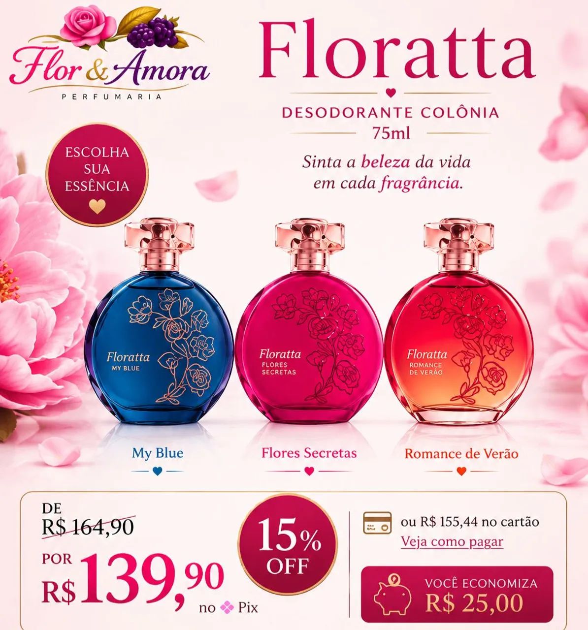 O boticário Perfume Floratta Clássico 