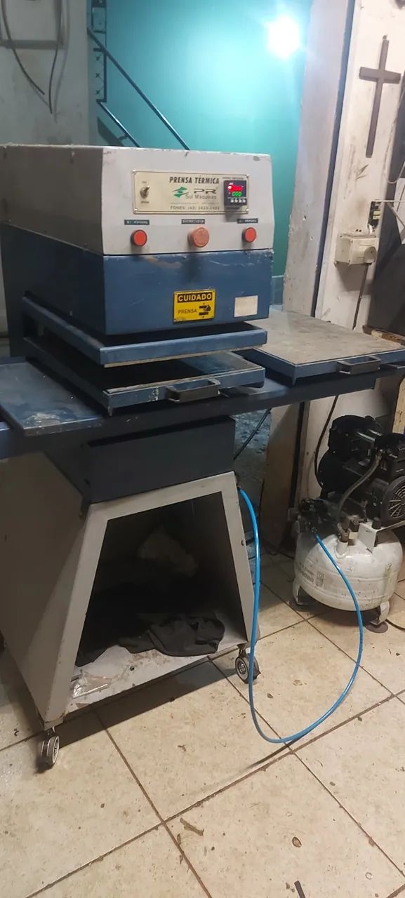 PRENSA TÉRMICA COM DOIS BERÇOS - Foto 4