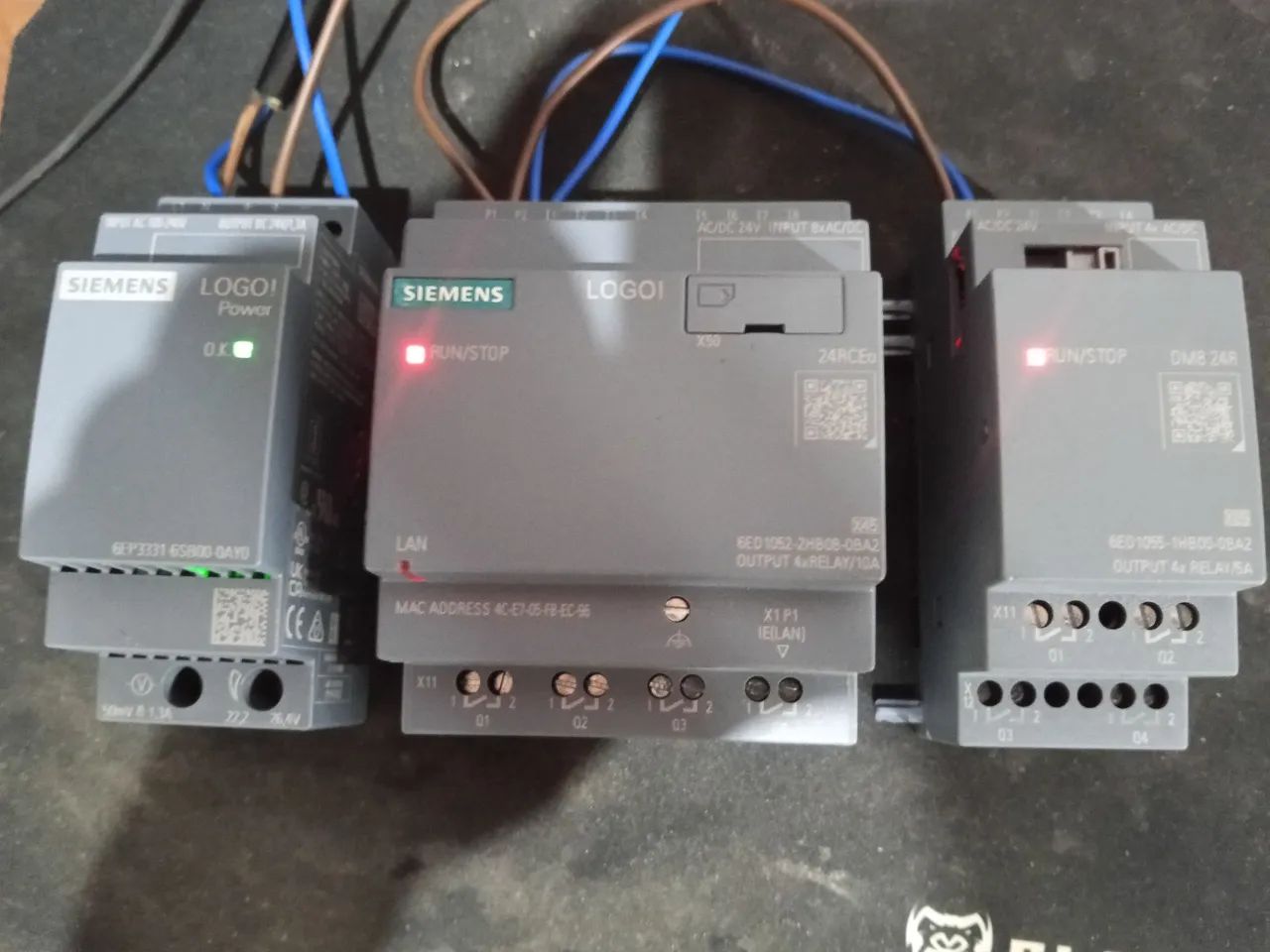 Kit Automação Siemens LOGO! - CLP + Módulo de Expansão + Fonte - Foto 2