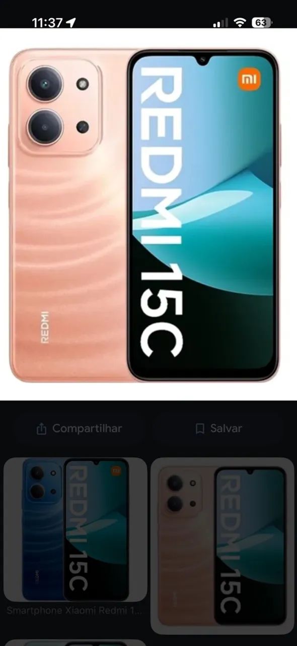Celular Redmi 15C - 256GB