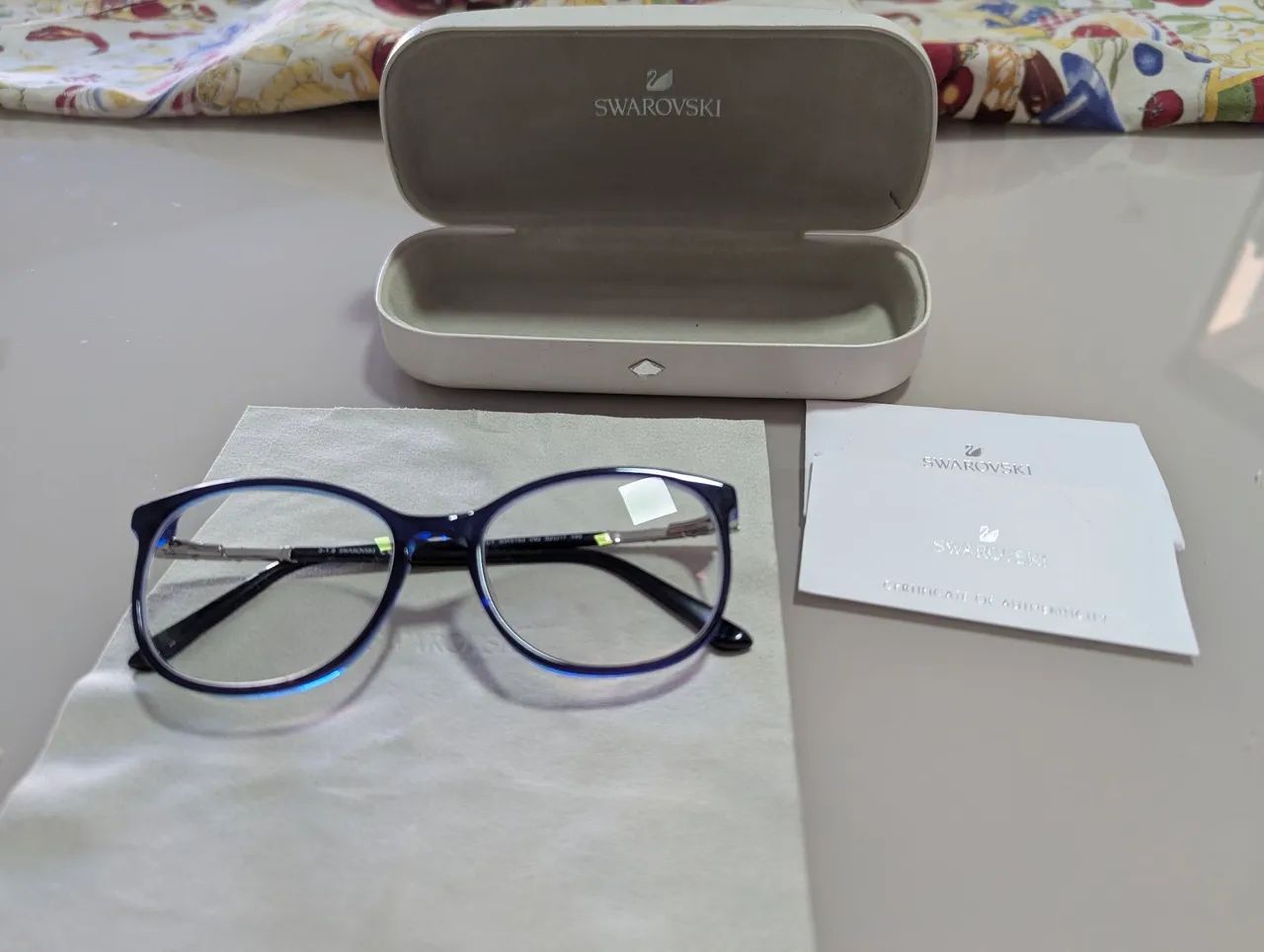 Armação Swarovski Azul